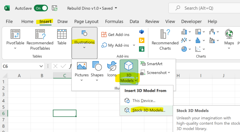 3D Objects | My Spreadsheet Lab