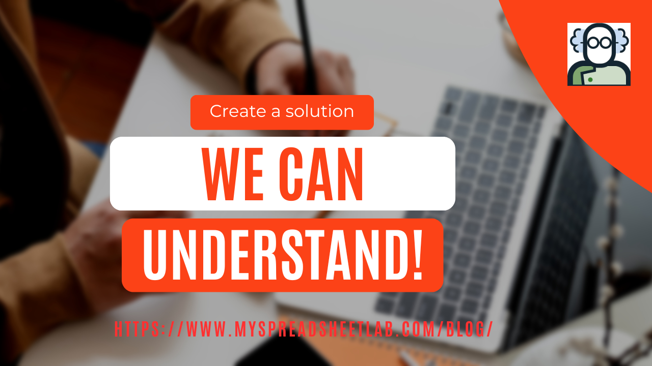 Create a solution we can understand